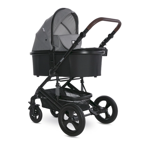 Бебешка комбинирана детска количка Cangaroo Ellada 3в1 сива